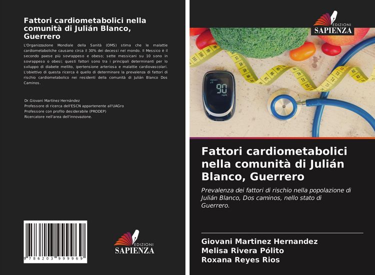 Produktbild: Fattori cardiometabolici nella comunit&agrave; di Juli&aacute;n Blanco, Guerrero