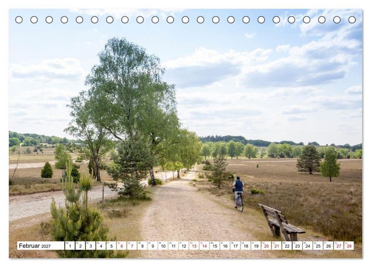 Produktbild: Radland Deutschland - L&uuml;neburger Heide (Tischkalender 2027 DIN A5 quer), CALVENDO Monatskalender