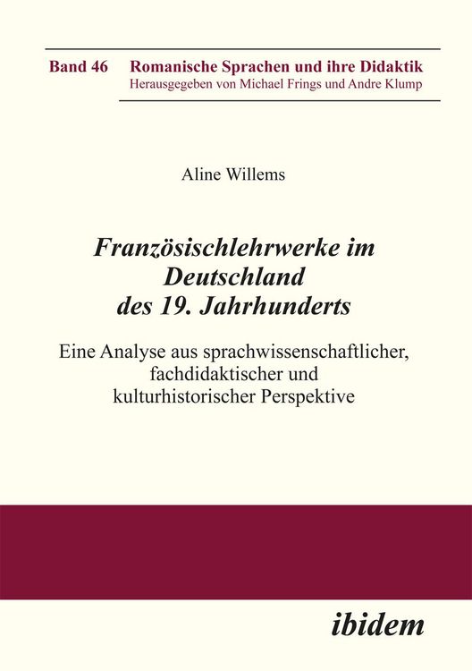 Produktbild: Franz&ouml;sischlehrwerke im Deutschland des 19. Jahrhunderts