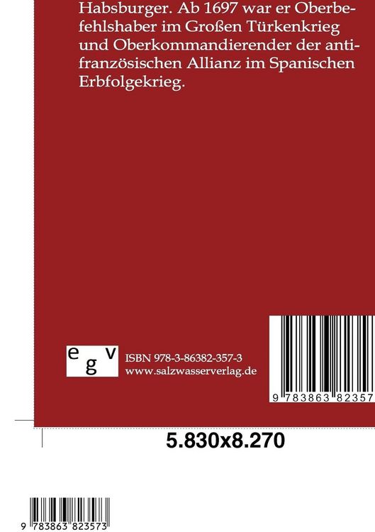 Produktbild: Prinz Eugen von Savoyen