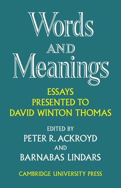 Produktbild: Words and Meanings