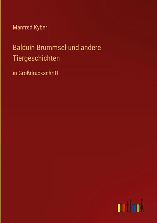Produktbild: Balduin Brummsel und andere Tiergeschichten