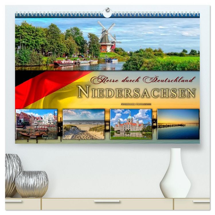 Produktbild: Reise durch Deutschland - Niedersachsen (hochwertiger Premium Wandkalender 2026 DIN A2 quer), Kunstdruck in Hochglanz