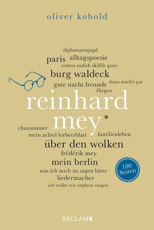 Produktbild: Reinhard Mey. 100 Seiten