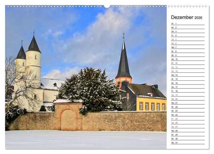 Produktbild: Die Eifel und ihre Regionen - Die Nordeifel (Wandkalender 2026 DIN A2 quer), CALVENDO Monatskalender