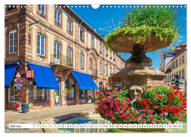 Produktbild: Haguenau - eine Perle im Nordelsass (Wandkalender 2026 DIN A3 quer), CALVENDO Monatskalender