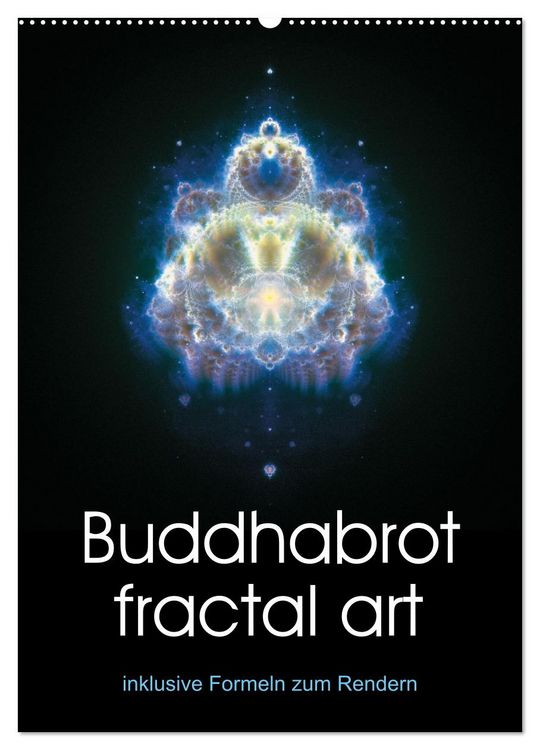 Produktbild: Buddhabrot fractal art (Wandkalender 2027 DIN A2 hoch), CALVENDO Monatskalender