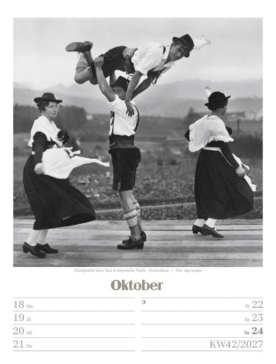 Produktbild: Die gute alte Zeit Wochenplaner Kalender 2027