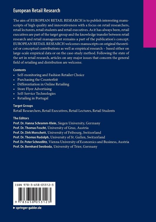 Produktbild: European Retail Research