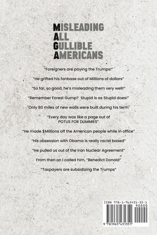 Produktbild: M A G A Misleading All Gullible Americans