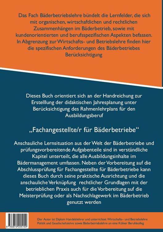 Produktbild: B&auml;derbetriebslehre