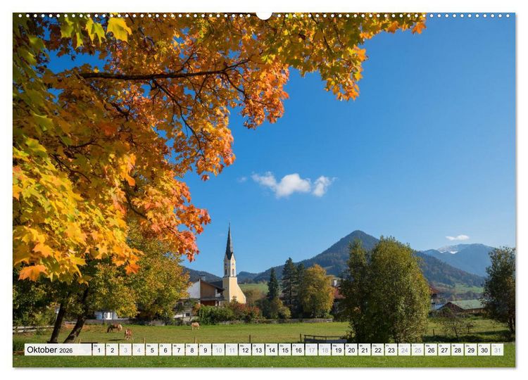 Produktbild: Schliersee-Idylle (Wandkalender 2026 DIN A2 quer), CALVENDO Monatskalender
