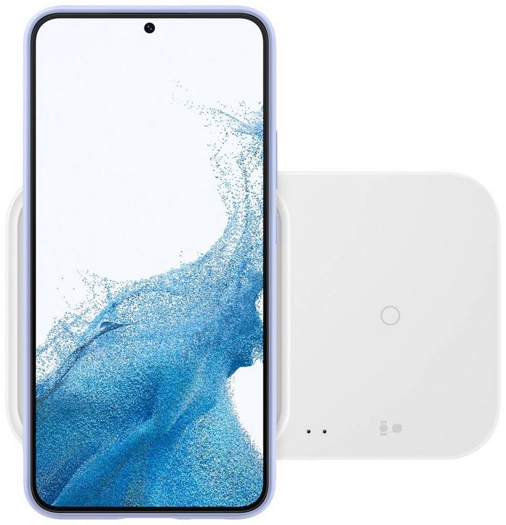 Produktbild: Samsung Induktions-Ladeger&auml;t 15 W Wireless Charger Duo EP-P5400 EP-P5400BWEGEU Ausg&auml;nge USB-C&reg; Wei&szlig;