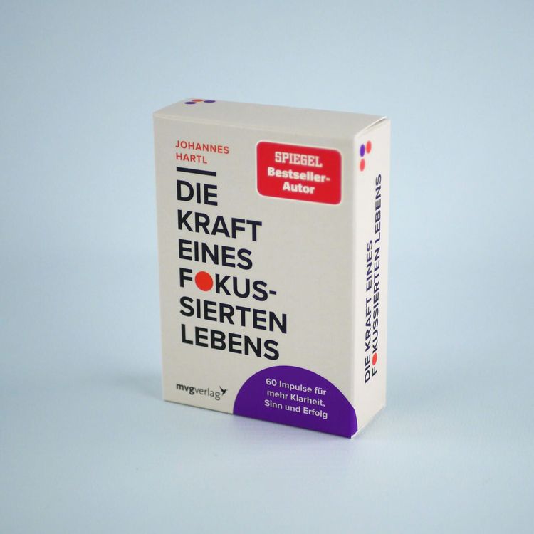 Produktbild: Die Kraft eines fokussierten Lebens - 60 Impulse f&uuml;r mehr Klarheit, Sinn und Erfolg