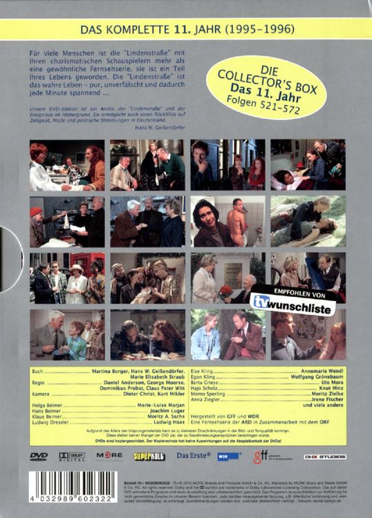 Produktbild: Lindenstra&szlig;e - Collector's Box 11/Folgen 521-572 [10 DVDs]