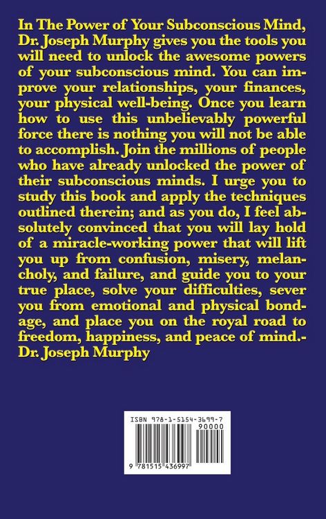 Produktbild: The Power of Your Subconscious Mind