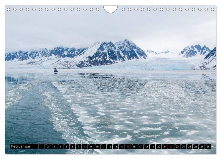 Produktbild: Spitzbergen - Arktische Impressionen (Wandkalender 2026 DIN A4 quer), CALVENDO Monatskalender