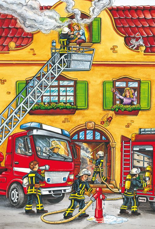 Produktbild: Feuerwehr und Polizei (Kinderpuzzle)