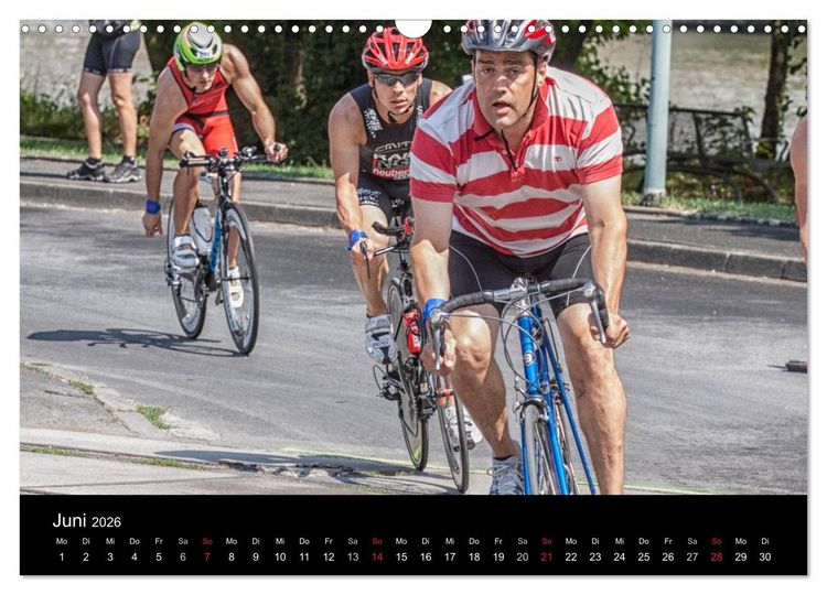Produktbild: Fascination Triathlon (Wandkalender 2026 DIN A3 quer), CALVENDO Monatskalender