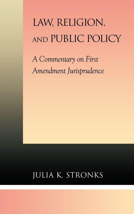 Produktbild: Law, Religion, and Public Policy