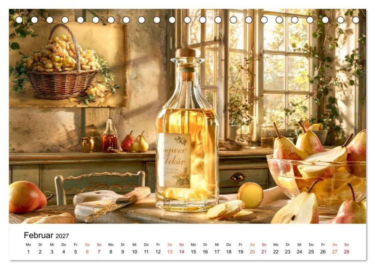 Produktbild: Lik&ouml;re - Frucht. Frisch. Frech. (Tischkalender 2027 DIN A5 quer), CALVENDO Monatskalender