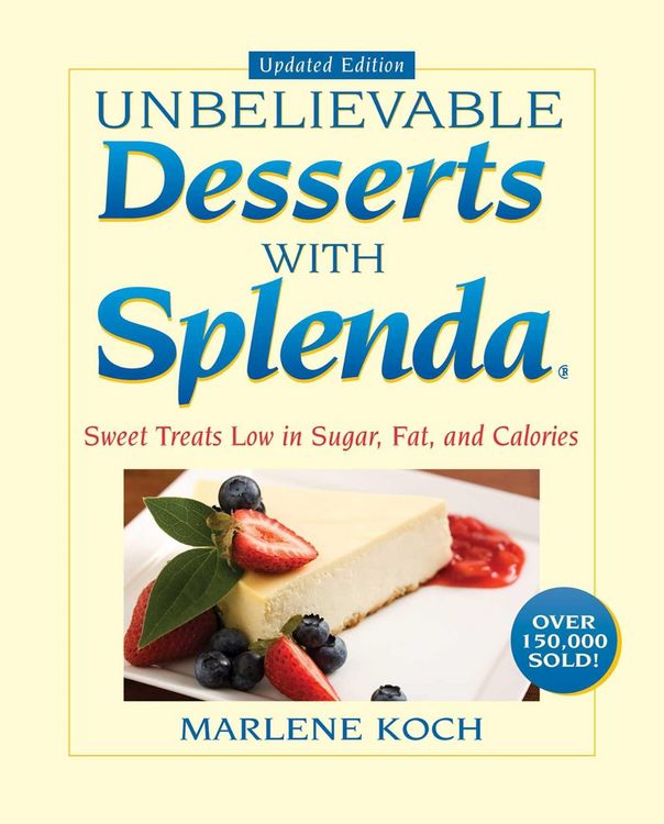 Produktbild: Marlene Koch's Unbelievable Desserts with Splenda Sweetener