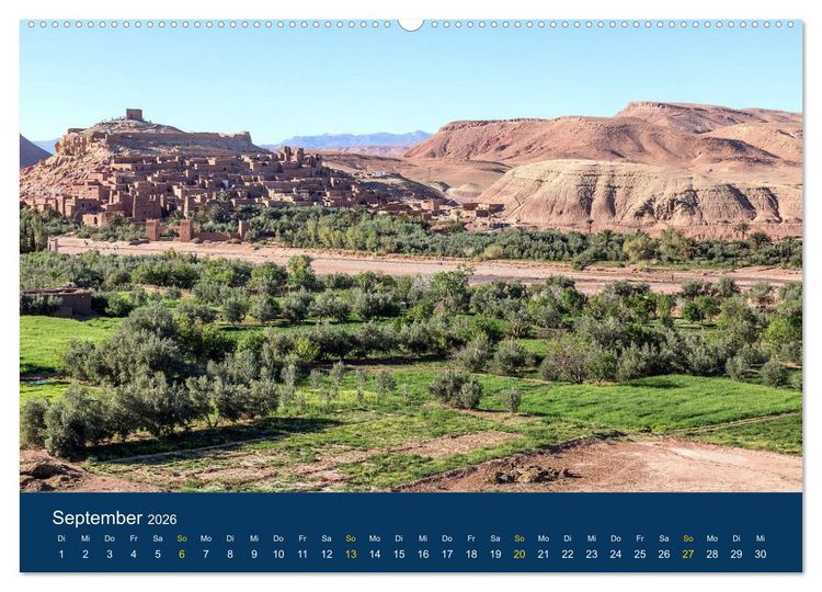 Produktbild: Marokko Traumlandschaften (Wandkalender 2026 DIN A2 quer), CALVENDO Monatskalender