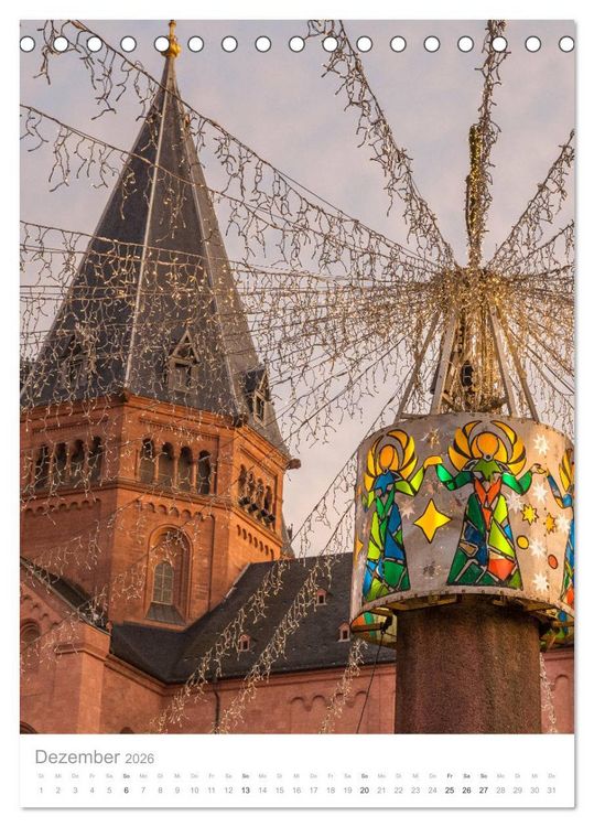 Produktbild: Meine Stadt Mainz (Tischkalender 2026 DIN A5 hoch), CALVENDO Monatskalender