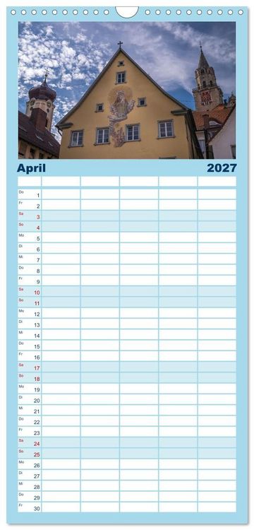 Produktbild: Familienplaner 2027 - Sigmaringen - h&uuml;bsche Kleinstadt an der Donau mit 5 Spalten (Wandkalender, 21 x 45 cm) CALVENDO
