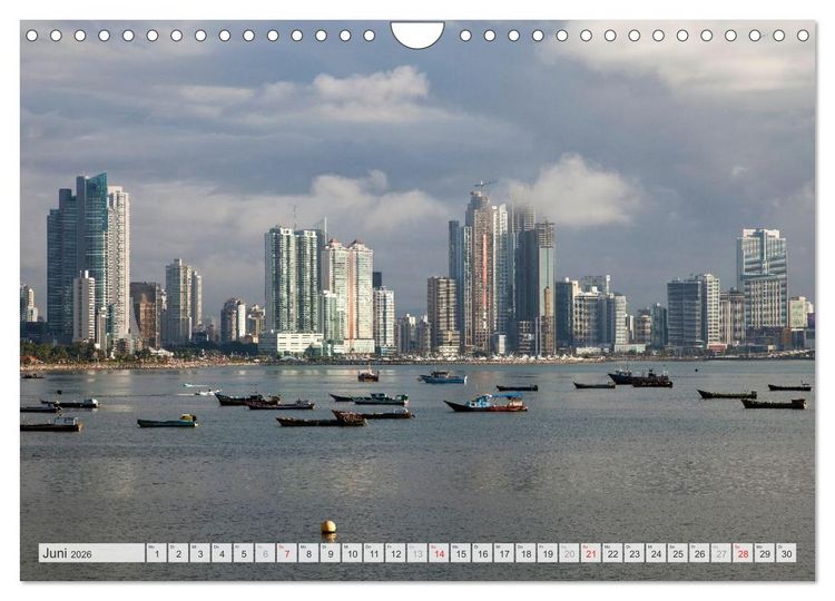 Produktbild: Skylines weltweit (Wandkalender 2026 DIN A4 quer), CALVENDO Monatskalender