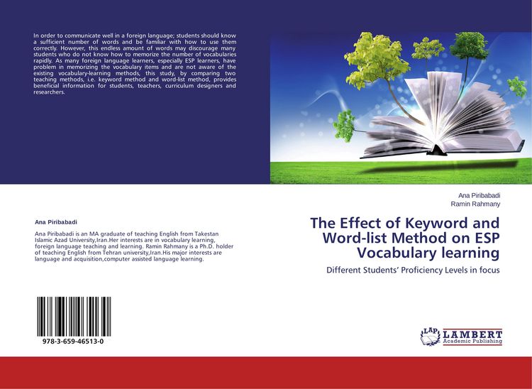 Produktbild: The Effect of Keyword and Word-list Method on ESP Vocabulary learning