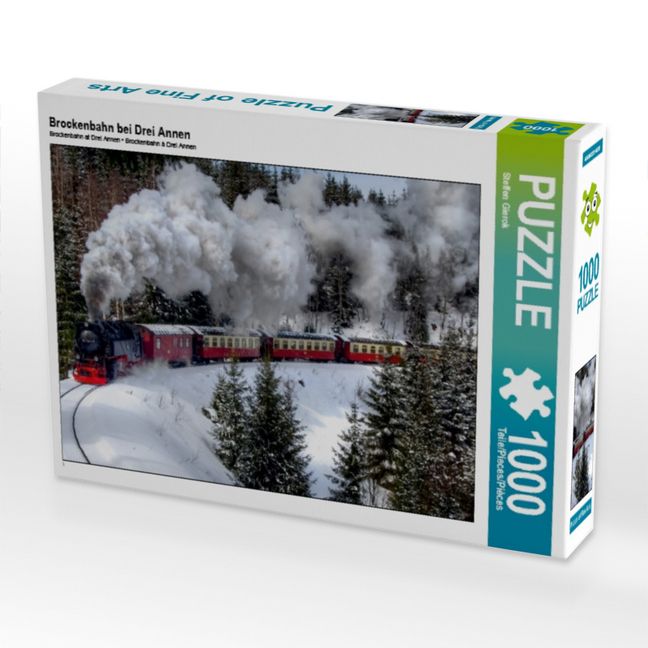 Produktbild: CALVENDO Puzzle Brockenbahn bei Drei Annen | 1000 Teile Lege-Gr&ouml;&szlig;e 64x48cm Foto-Puzzle f&uuml;r gl&uuml;ckliche Stunden