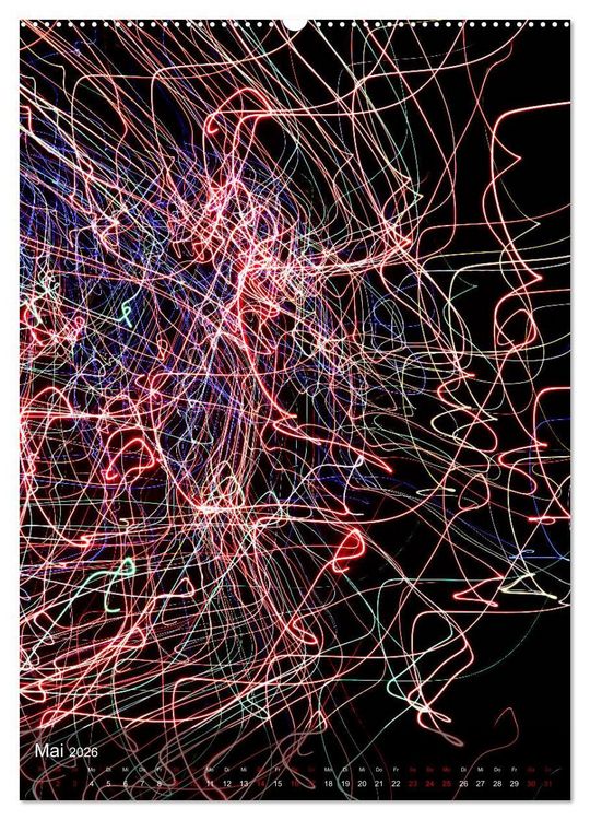 Produktbild: FEUERWERK - Lichtspiele (Wandkalender 2026 DIN A2 hoch), CALVENDO Monatskalender