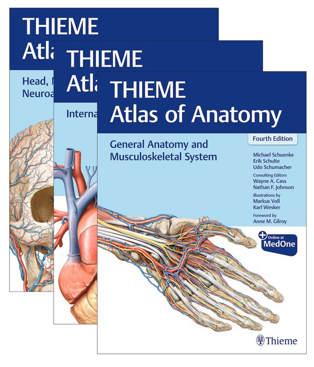 Produktbild: THIEME Atlas of Anatomy, Three Volume Set, Fourth Edition