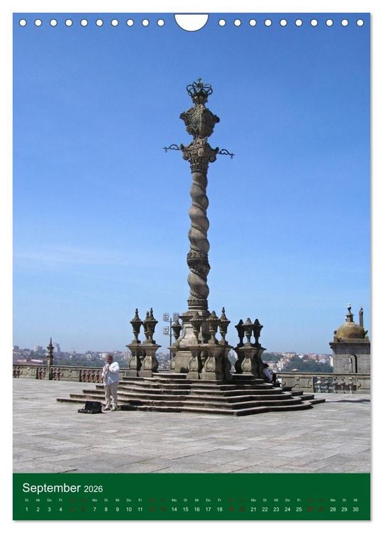 Produktbild: Farbiges Porto (Wandkalender 2026 DIN A4 hoch), CALVENDO Monatskalender
