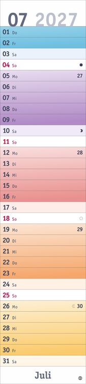 Produktbild: Bunte Wochen Langplaner 2027