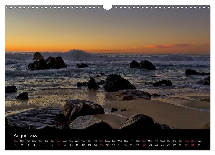 Produktbild: California Coasline (Wall Calendar 2027 DIN A3 landscape), CALVENDO 12 Month Wall Calendar