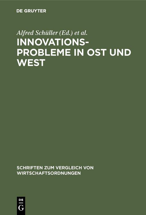 Produktbild: Innovationsprobleme in Ost und West