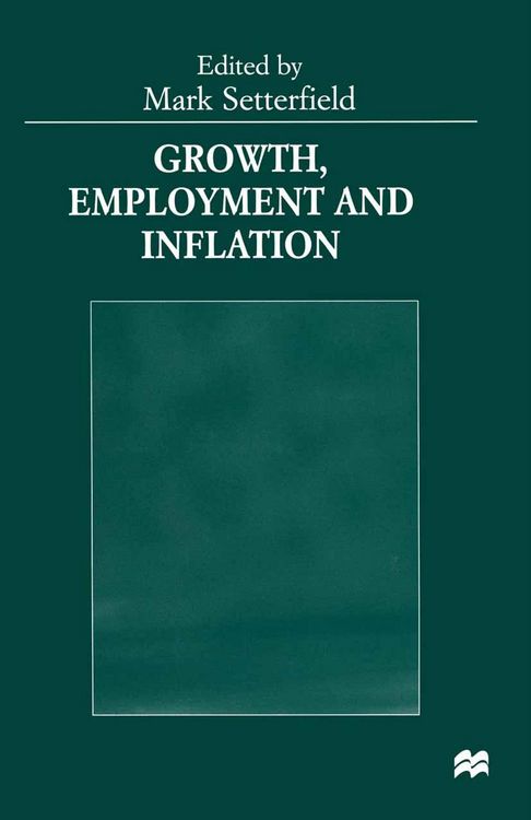 Produktbild: Growth, Employment and Inflation