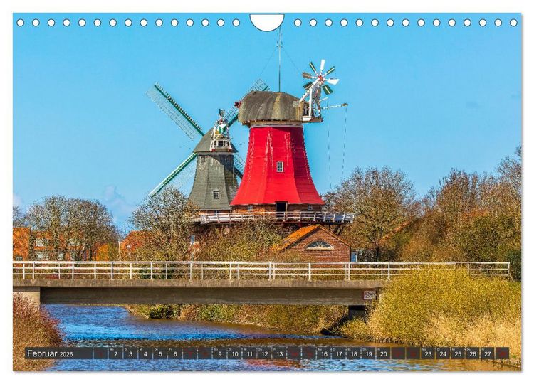 Produktbild: Tour de Ostfriesland (Wandkalender 2026 DIN A4 quer), CALVENDO Monatskalender