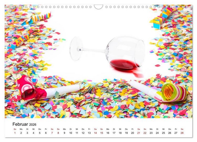 Produktbild: Weinkalender (Wandkalender 2026 DIN A3 quer), CALVENDO Monatskalender