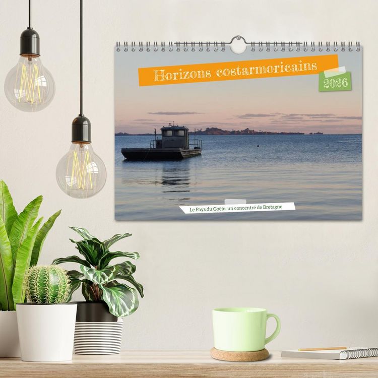 Produktbild: Horizons costarmoricains (Calendrier mural 2026 DIN A4 vertical), CALVENDO calendrier mensuel