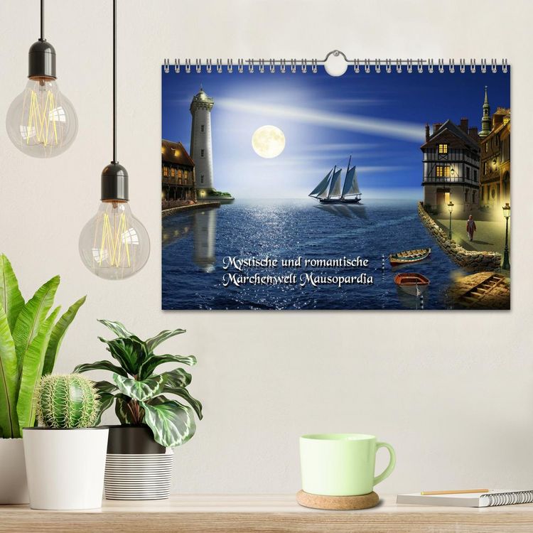 Produktbild: Mystische und romantische M&auml;rchenwelt Mausopardia (Wandkalender 2026 DIN A4 quer), CALVENDO Monatskalender