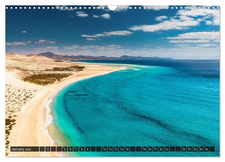 Produktbild: The canary islands Tenerife, Gran Canaria und Fuerteventura (Wall Calendar 2026 DIN A3 landscape), CALVENDO 12 Month Wall Calendar