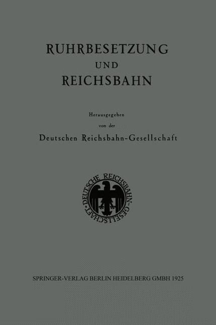 Produktbild: Ruhrbesetzung und Reichsbahn