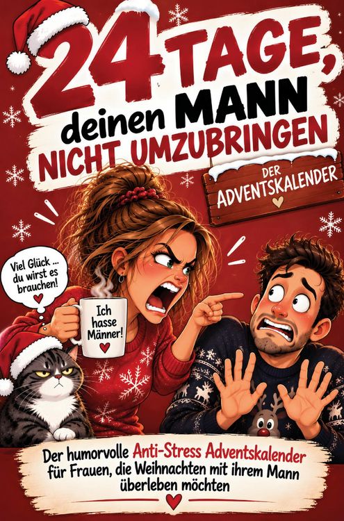 Produktbild: 24 Tage, deinen Mann nicht umzubringen: