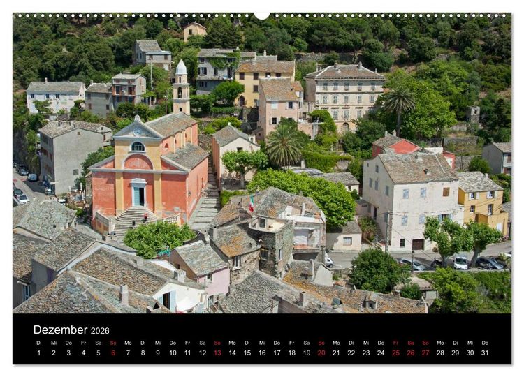 Produktbild: Korsika Insel der Sch&ouml;nheit (hochwertiger Premium Wandkalender 2026 DIN A2 quer), Kunstdruck in Hochglanz