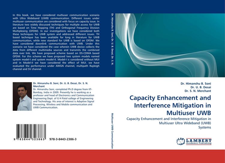 Produktbild: Capacity Enhancement and Interference Mitigation in Multiuser UWB