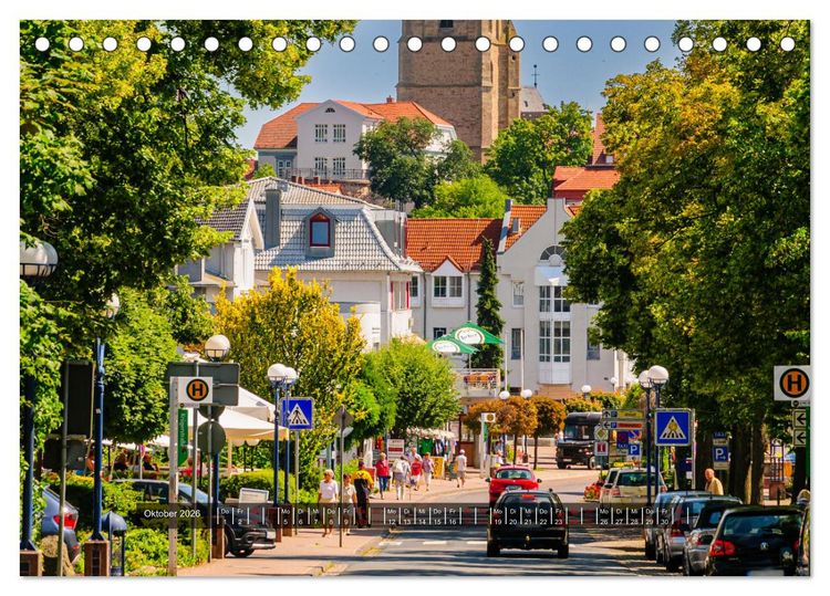 Produktbild: Bad Wildungen, Kurstadt mit Herz (Tischkalender 2026 DIN A5 quer), CALVENDO Monatskalender