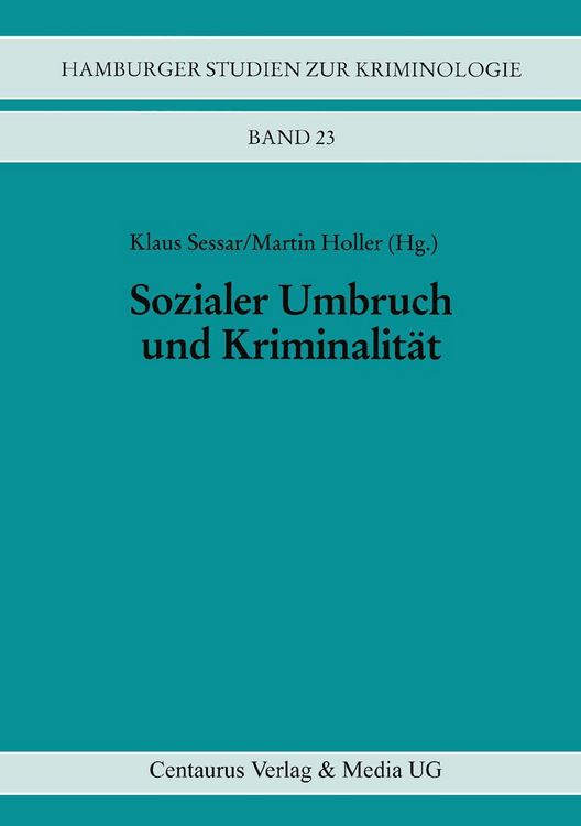 Produktbild: Sozialer Umbruch und Kriminalit&auml;t